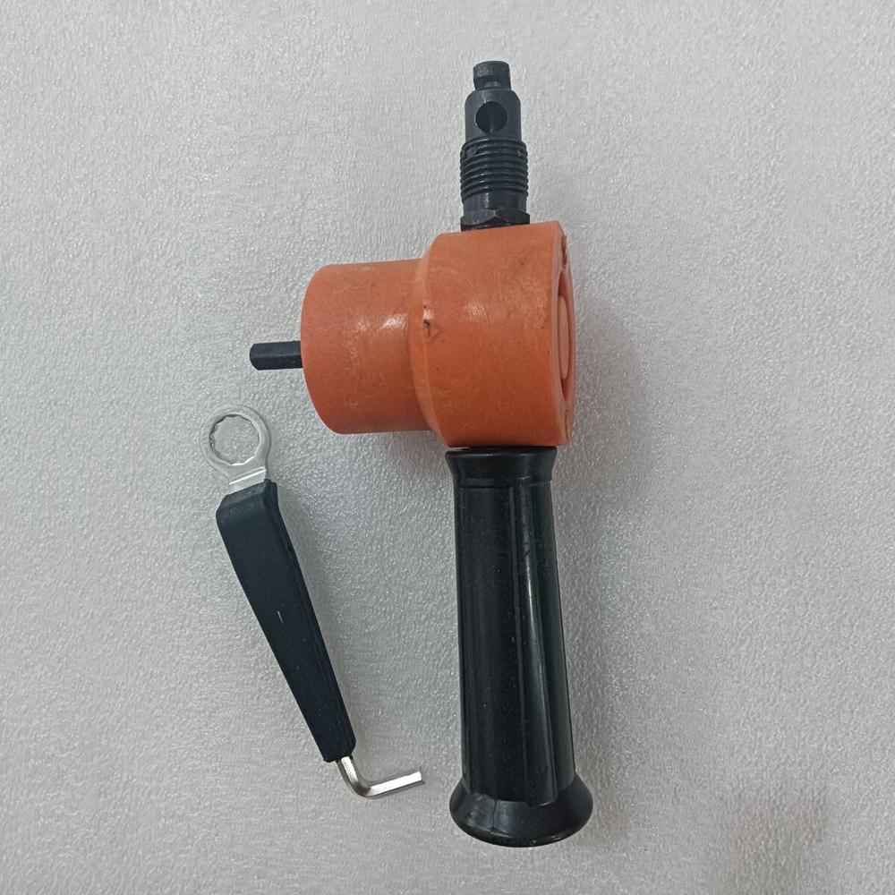 Dual Head Metal Sheet Nibbler Hole Saw Cutter Cutting Electric Drill Attachment