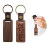 10 Stück Vintage Holz Schlüsselanhänger Personalisierte Gravur Schlüsselring Anhänger Holz PU Leder Schlüsselkette für Schlüssel Taschen Kameras