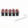 10 Pcs Screen Bolts Well Nuts Windshield Screws with Hex