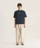 Oteumilkape Linen Blend Garment Dyed Easy Pants - Oatmeal