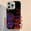 W-Fnaf-e-Fives-nights-At-Freddys Versilbert Innen Handyhülle Für iPhone 17 16 15 14 11 12 13 Pro Max Plus X XR XS Max Farbe