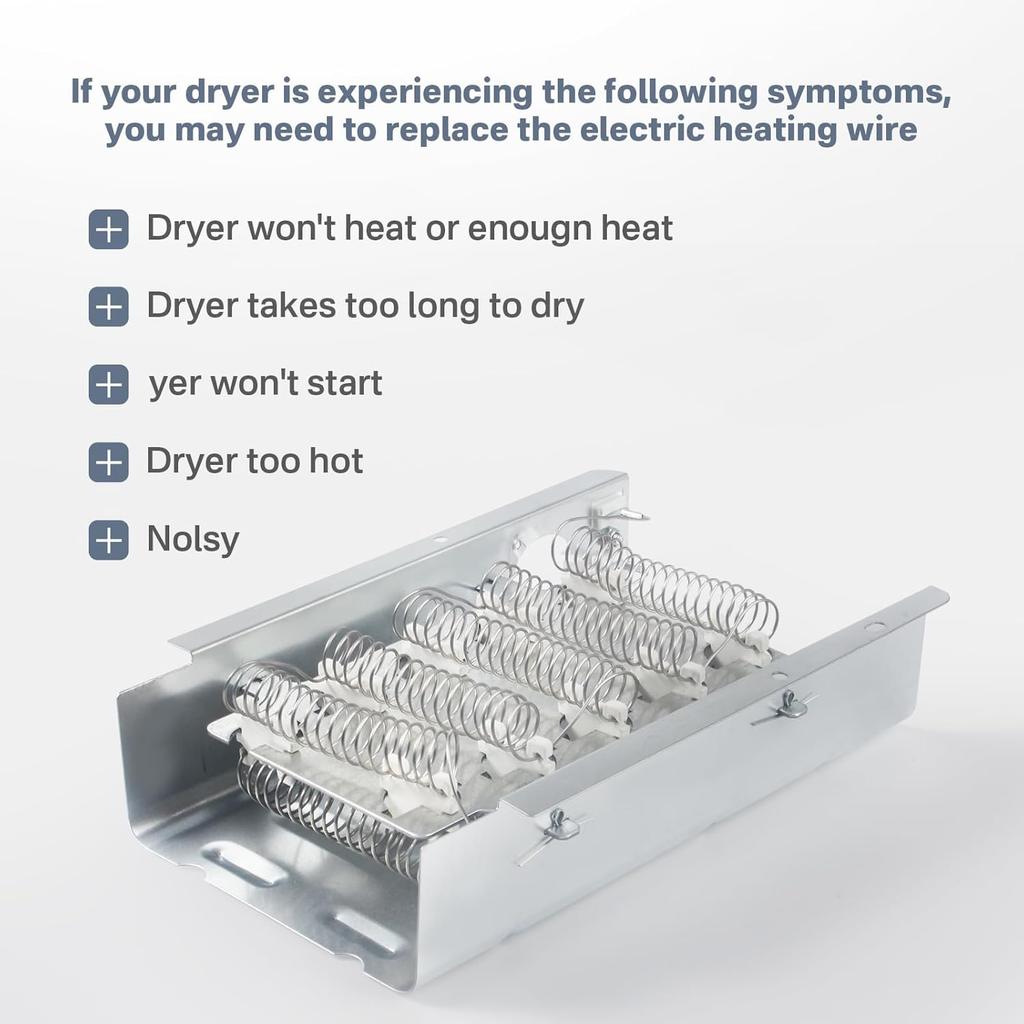 W10724237 279838 Dryer Heating Element Replacement for Whirlpool Ken-more Dryer -4531017 Dryer Heater-Replacement 3398064 3403585 8565582 AP3094254