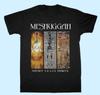 Meshuggah Destroy Erase Improve T-shirt nera in cotone a maniche corte BT709 T-shirt unisex