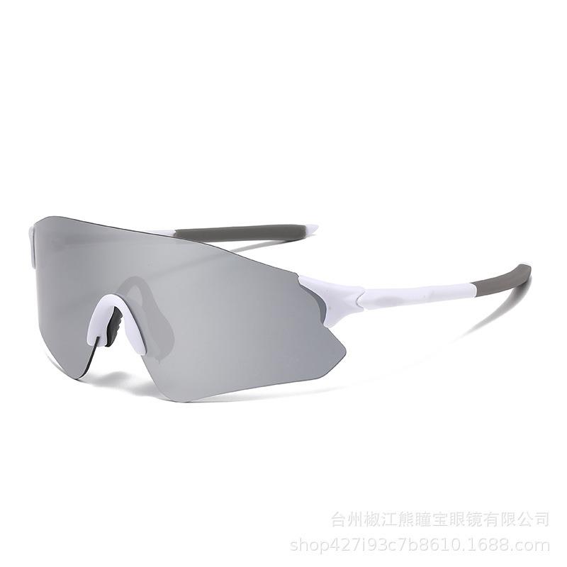 Men Rimless Oversized Sports Sunglasses Colorful Lightweight Running Glasses Women Mountaineering Outdoor Sports Cycling Eyeglasses