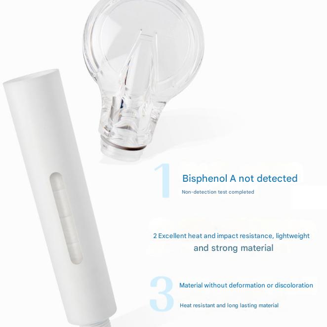 atojet Cap de duș cu filtru de fereastră de generația a 3-a – Filtrare vizibilă și design fără BPA, coreean