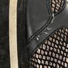 ARMANI JEANS sneakers black Women JP23 EU36 US5 Mesh pattern, thick sole used