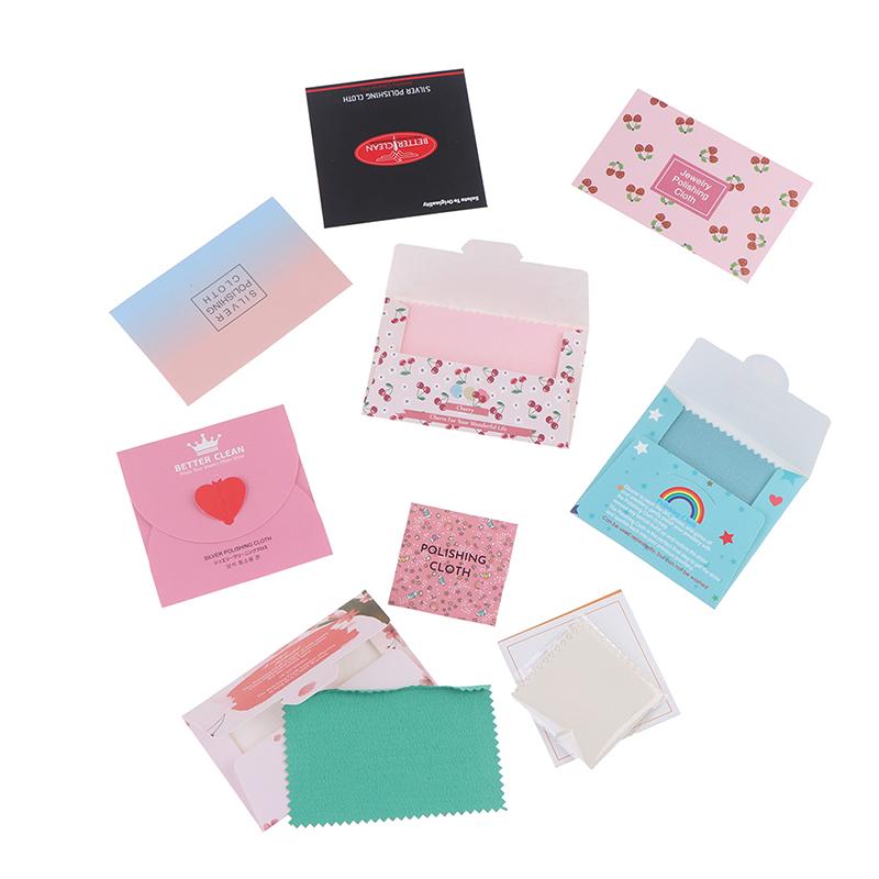 10Pcs 925 Sterling Silver Jewelry Cleaning Cloth Silver Polishing Cloth