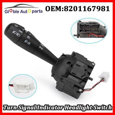 For Dacia Dokker Express Duster Furgonato Lodgy Logan II Renault Clio IV Logan Turn Signal Indicator Headlight Switch 8201167981