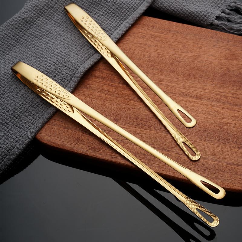 Stainless Steel Barbecue Tongs Household Food Tongs, Extended Barbecue Tongs Suitable For Home And Barbecue Use