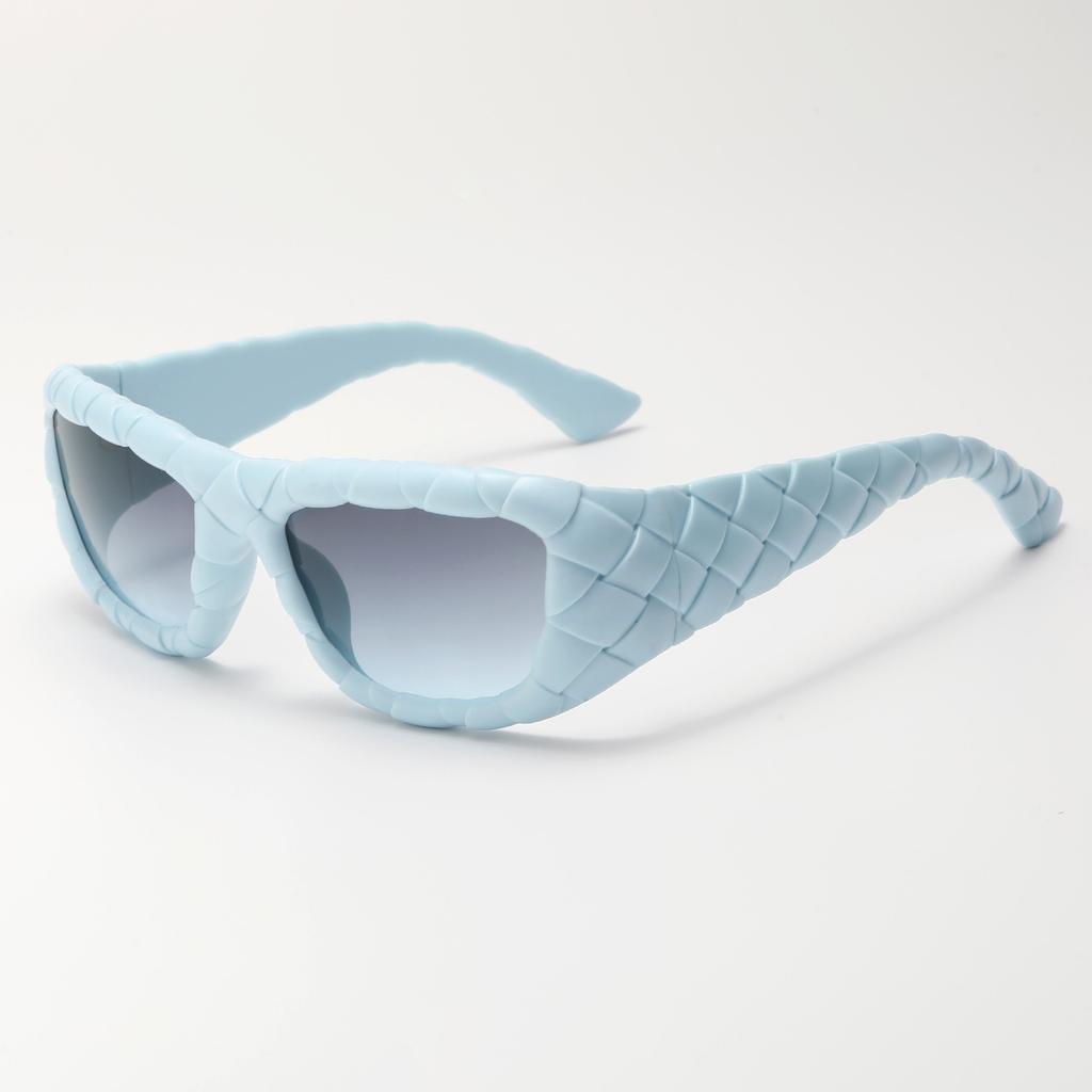 New sunglasses fashionable square large frame sunglasses high-end square frame anti-ultraviolet sunshade glasses