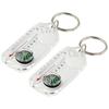 Pocket Survival Compass Multifunctional Guiding Compass Thermometer Keyring Pocket Sized Compass Keyring Compass Pendant