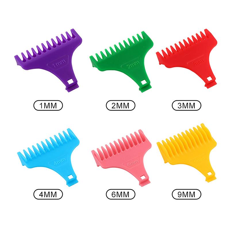 

6/8 шт. Професійна машинка для стрижки волосся Обмежувальна насадка Універсальні насадки Перукарський інструмент Насадка для стрижки волосся Барберські аксесуари Для 1/2/3/6/9 мм A2