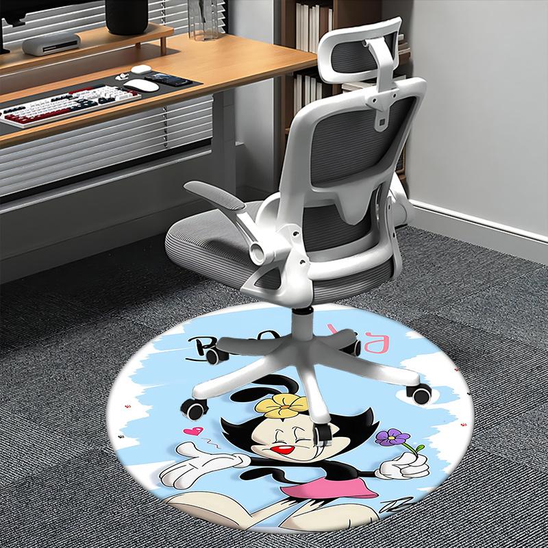 

,Afliey Chair mat Round Rug-Office carpet, Machine Washable, Non-slip, Suitable for Living Rooms, Bedrooms, Entryways, and Holiday-themed De 80cm by 80cm