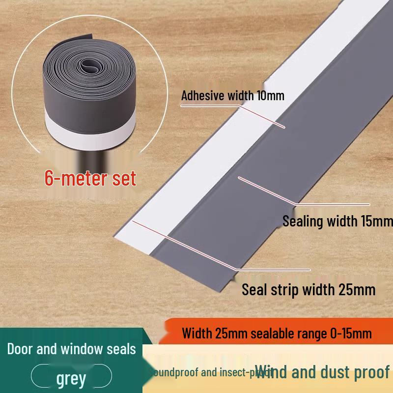 Door & Window Windproof Insulation Seal Strip - Soundproof, Waterproof, Adhesive