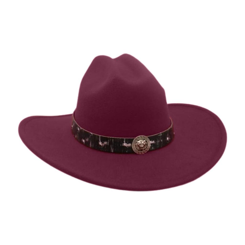 Outdoor Travel Fashion Sweet And Spicy Decorative Top Hat Wear Street Shot Retro Jazz Hat Popular Western Cowboy Hat
