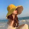 Women's Summer Sun Hat, Sun Protection Fisherman Hat, Versatile, UV-resistant, Large Brim, Makes the Face Look Smaller, Face-covering Sun Hat