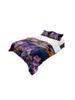 3pcs Cartoon K-Pop Demon Hunters Print Coreless Duvet Cover Set Multi Size Bedroom Dormitory Comfortable, Machine Washable