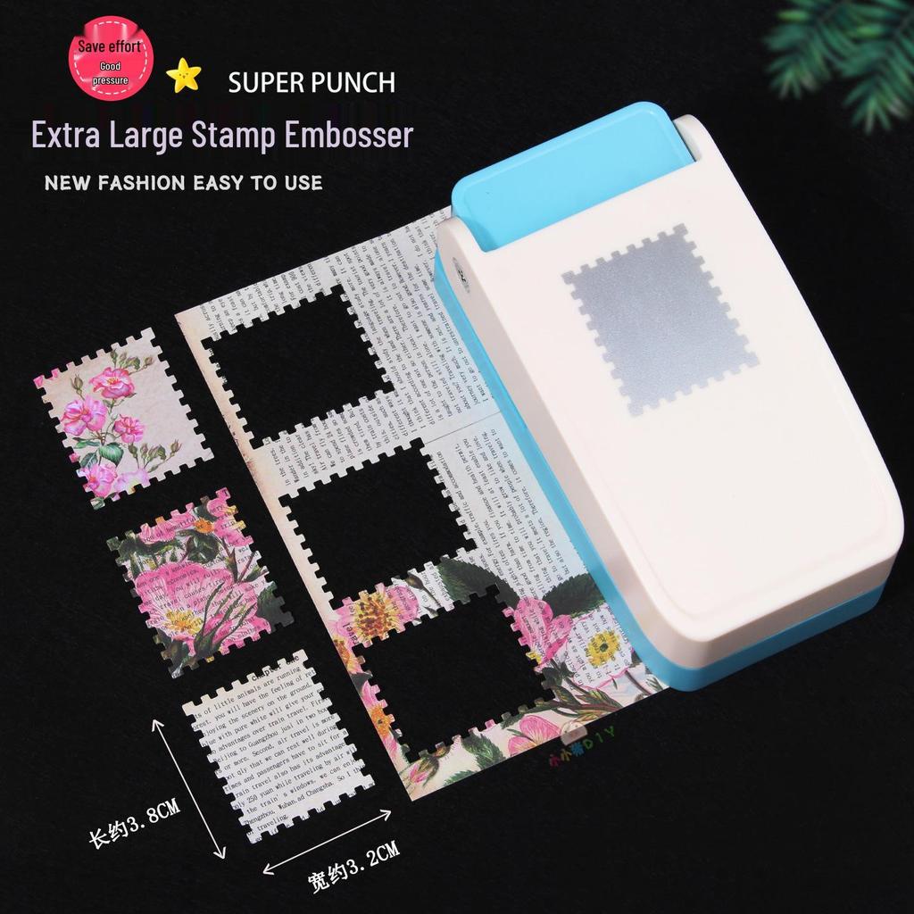 Effortless Stamp & Flower Punch Embosser for DIY Scrapbooking and Photo Frames