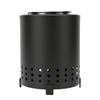 Tabel Top Fire Pit Bottom Ventilation Hole Efficient Burning Low Smoke Portable Fire Pit Black