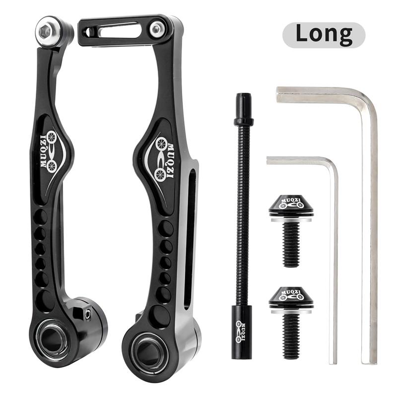 MUQZI V-Brake Bremssattel Aluminiumlegierung Kurzer Langer Arm Mountainbike Vorne Hinten V-Brakes Bremssattel für Faltrad Rennrad