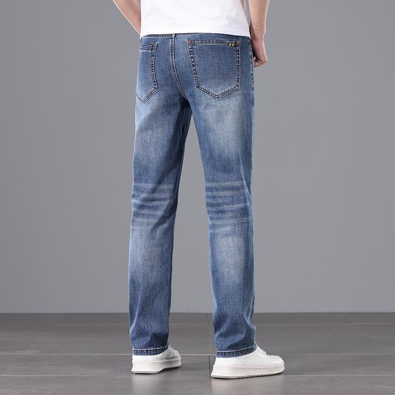 

Мужские эластичные легкие гладкие хлопковые джинсовые брюки - коллекция весна/лето 2024 г. 34 (160 lbs)