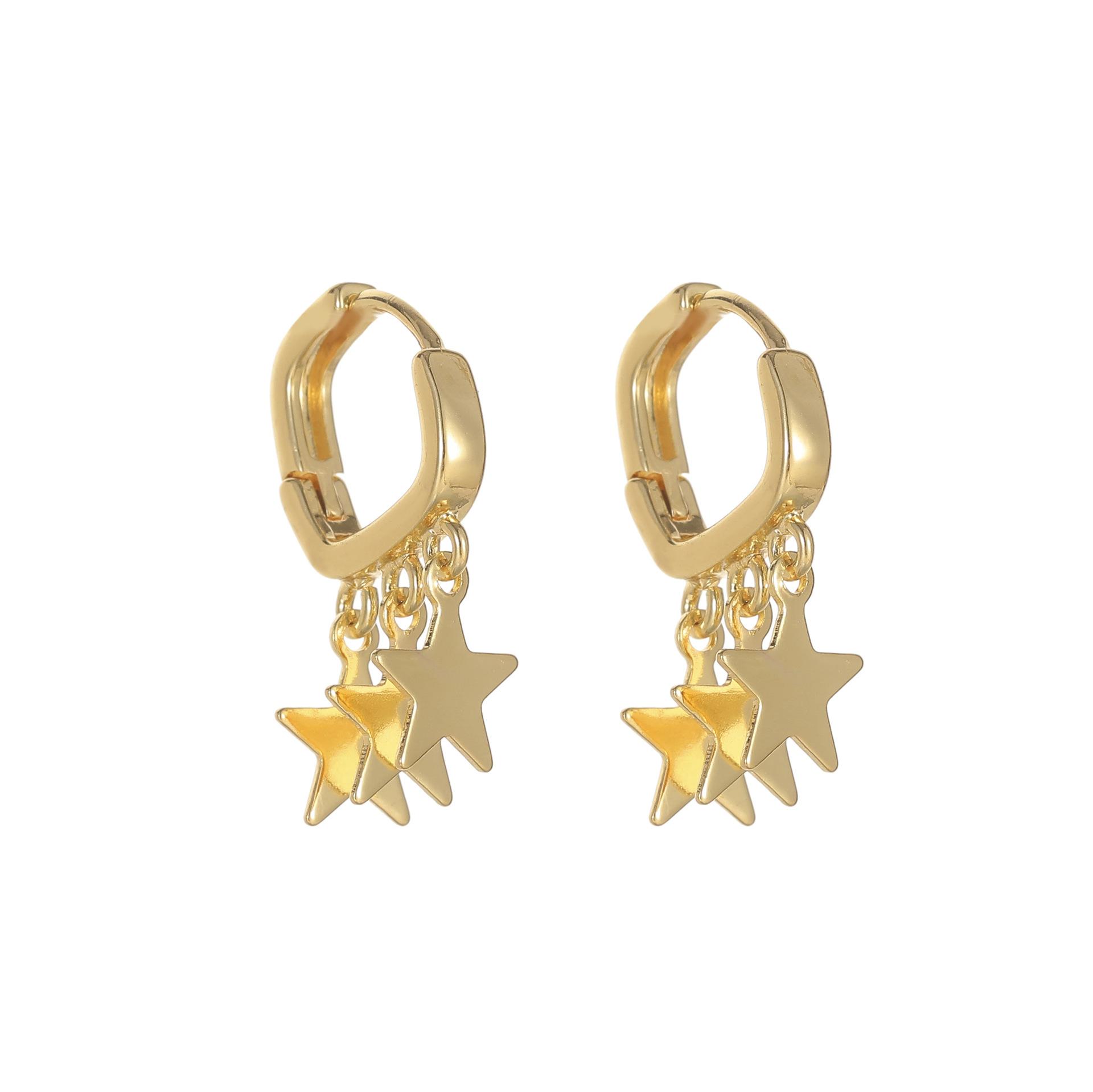 

Modern Earrings Star Trendy And Unique For Everyday Wear In Gold Silver And GoldA