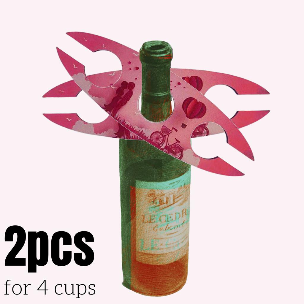 1/3pc Stackable Wooden Wine Rack Space-Saving Glass Cup Holder for Wine Enthusiasts Home Living Room Bar Display Wine Bottle Rac