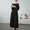 Round Neck Loose Long Dress