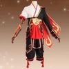 Supernatural Squad General Scarlet Flame Cosplay Costume For Halloween With Polyester Fabric For Anime Fans