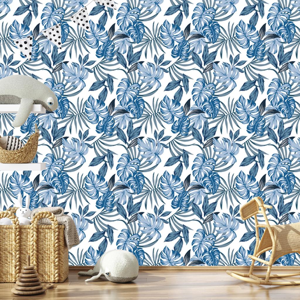 Leaves wallpaper for living room and bedroom 50x1000