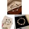 Sonnenthematischer Schmuck Handkette mit Imitationsperlen und funkelnden Strasssteinen für Damen