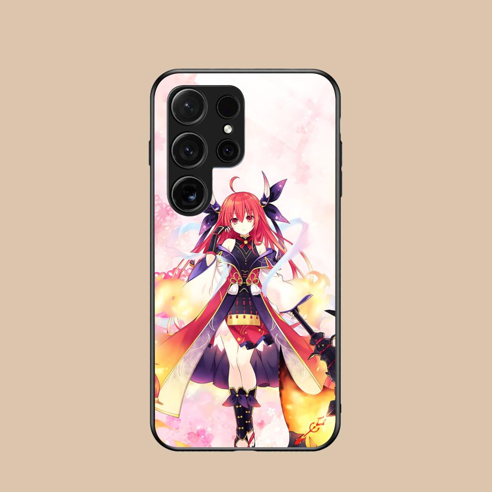 

Date a Live Kotori Itsuka Glass Mobile Phone Case for Samsung Galaxy S26 S25 S24 S23 S22 S21 S20 Note20 Plus FE Ultra Cover Galaxy S26