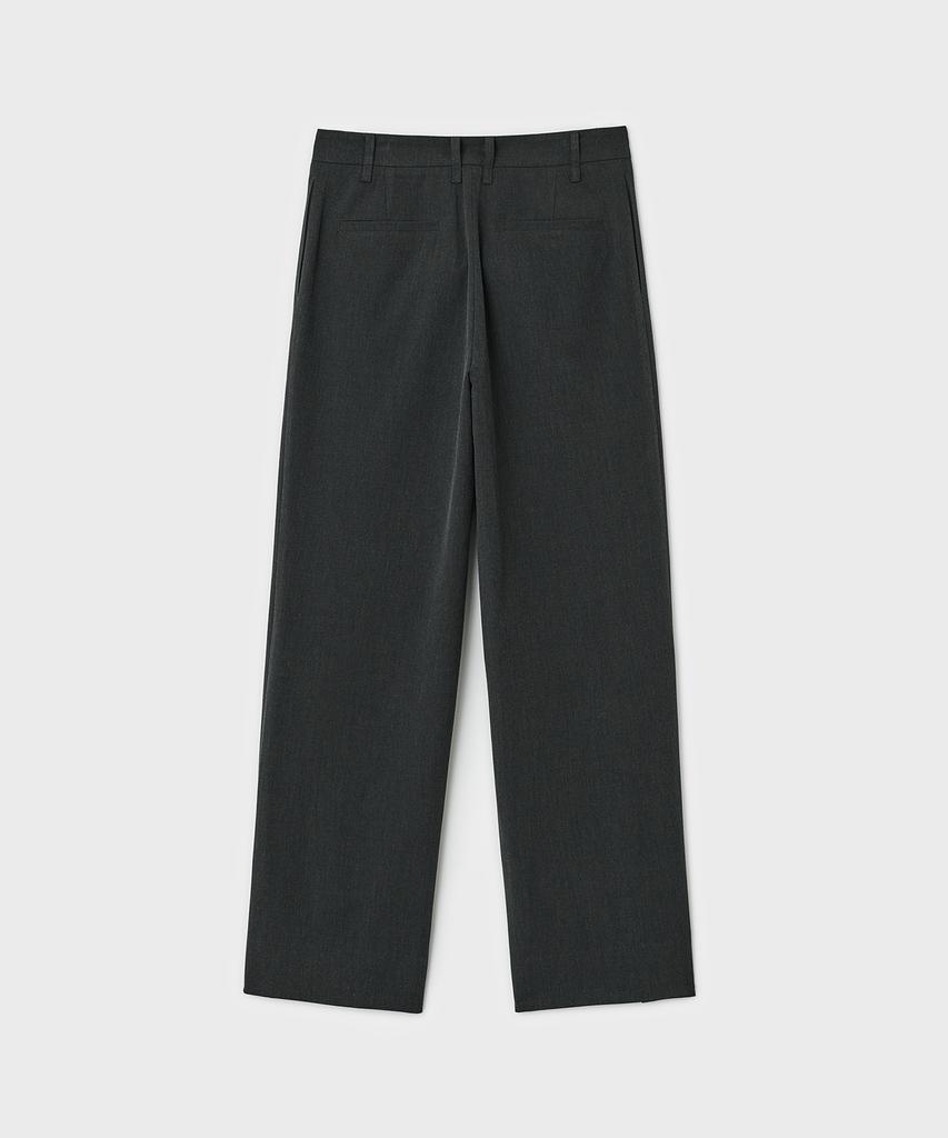 Bellie City Essential Slacks - Charcoal