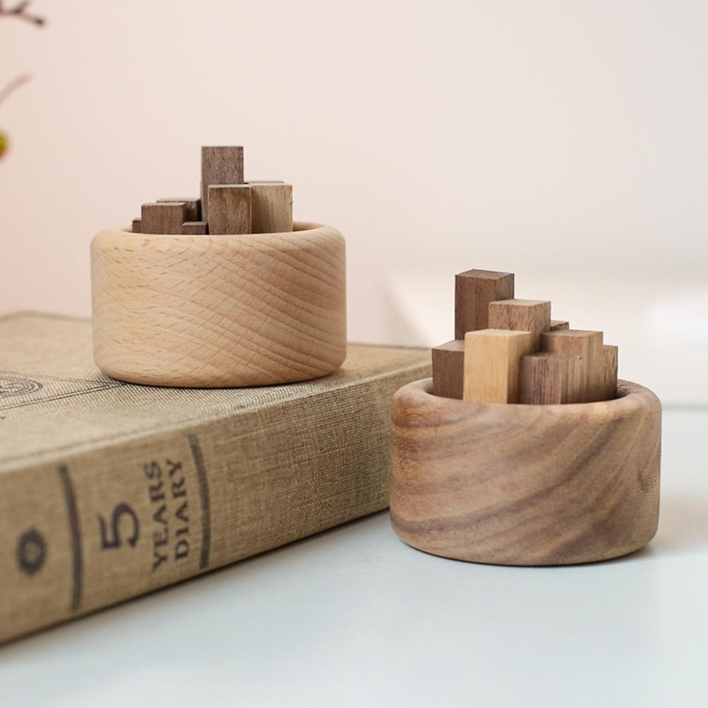 

Round Wood Art Fireless Aromatherapy Eco-Friendly Wooden Aromatherapy Wooden Diffuser Sleep Aid beech