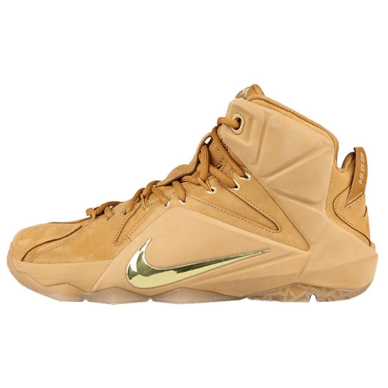 

Nike LeBron 12 Ext Wheat Sneakers 744287-700 42.5