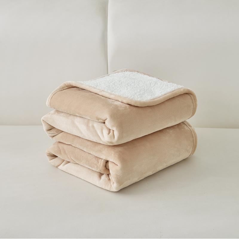 

Упрощенное водонепроницаемое плюшевое одеяло Толстое флисовое одеяло для всех сезонов Универсальное уютное одеяло Мягкое одеяло Идеально для дома, путешествий и использования на открытом воздухе 127 x 152cm розовый