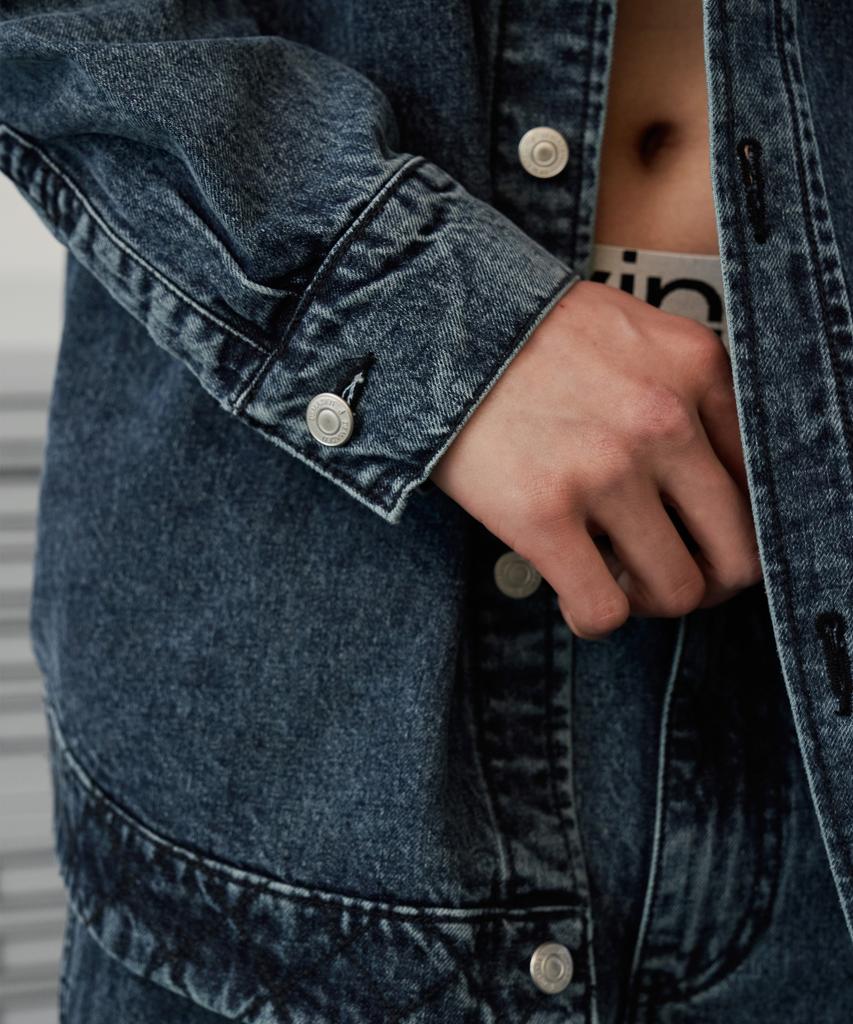 DEMADEN Napalaka Denim Shirt Deep Green