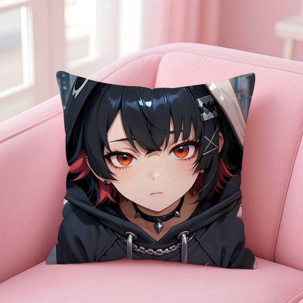 

Game Z-Zenless Zone Zero Ellen Joe Pillow Case Pattern Printed Pillowcase For Living Room Sofa Cushion Cover & Bedroom Decor 12x12Inch