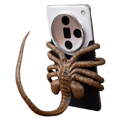 Alien Phone Holder Creative Design Facehugger Phone Holder Thriller Alien Romulus Phone Holder Multi-functional Stable Support