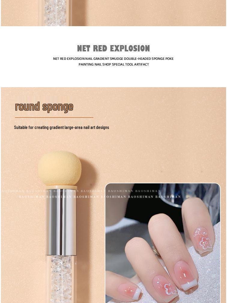 2023 Gradient Halo Double-Ended Dotting Pen for Nail Art