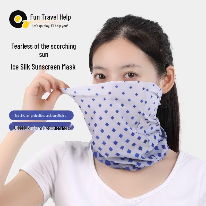 Outdoor Cooling Ice Silk Cycling Mask
