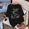 Summer 2026 Women's Loose-Fit Cartoon Cotton T-Shirt - Stylish & Versatile Mid-Length Design