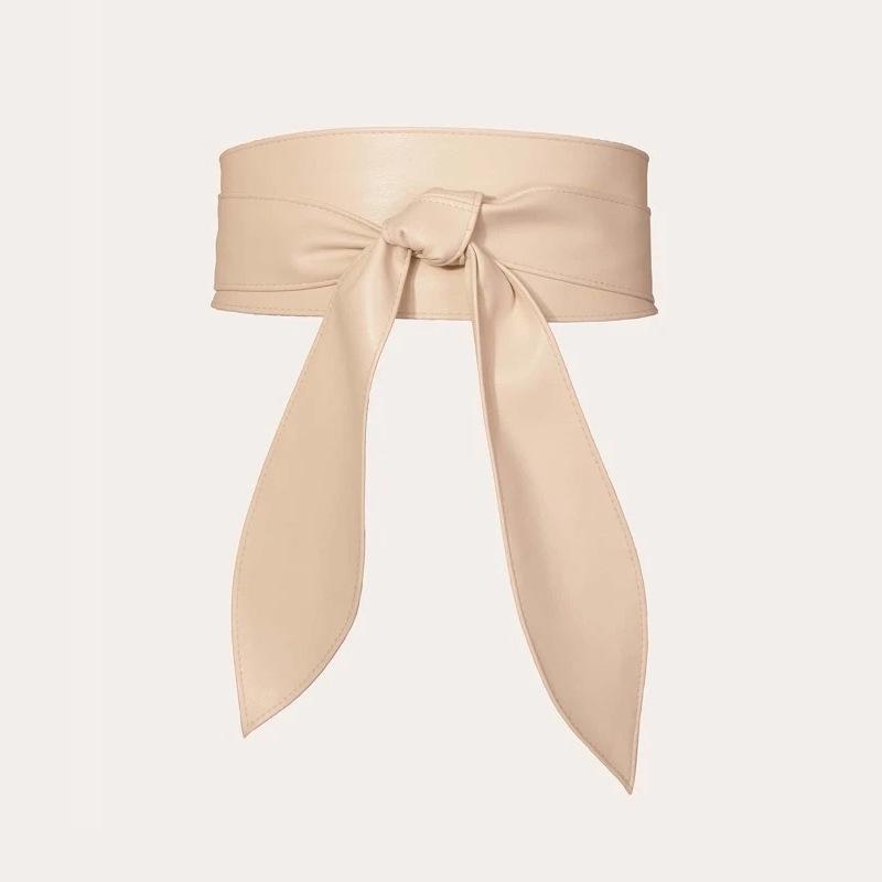 Ceinture Cinch à Nœud Rétro Français pour Femmes