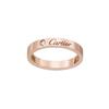 CARTIER C DE CARTIER 18K Gold Diamond Rings Unisex Rose Gold B4086400