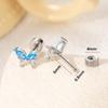 Puncture Earrings Sweet Cartilage fashion Earrings Earrings with Cute and Butterfly High-end Creative  Accessories