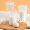 Milk Cup With Lid Yogurt Handle Cup Breakfast Cup Hot Milk Coffee Microwave Heating Measuring Cup With Scale Beverage Container