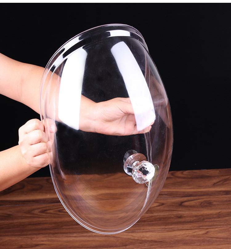 Acrylic Food Food Cover  Cover Plastic Round Vegetable Cover Fresh Cover Transparent Cover Bowl Cover  Cover PC