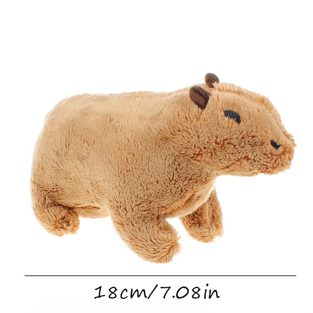 Kawaii Simulation Capybara Plush Toys Mother-Child Water Guinea Pig Five-Piece Soft Animal Doll For Boys And Girls Birthday Gift