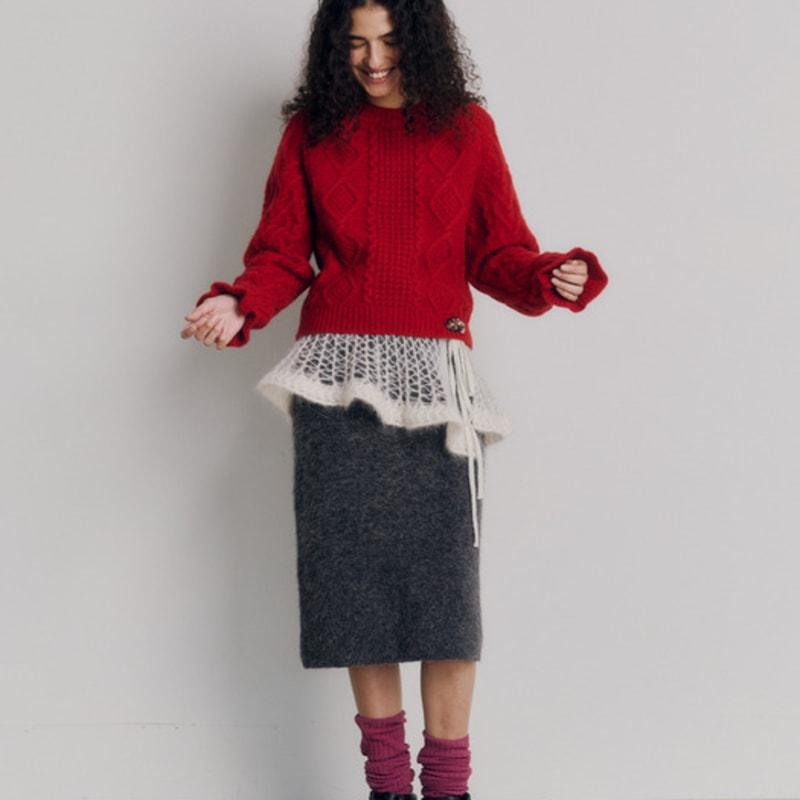 Maggie Sheer Layered Skirt