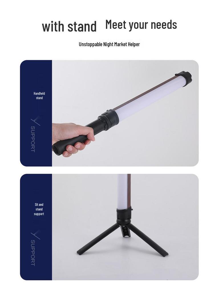 Wireless LED Rechargeable Magnetic Tube Light for Outdoor and Emergency Use